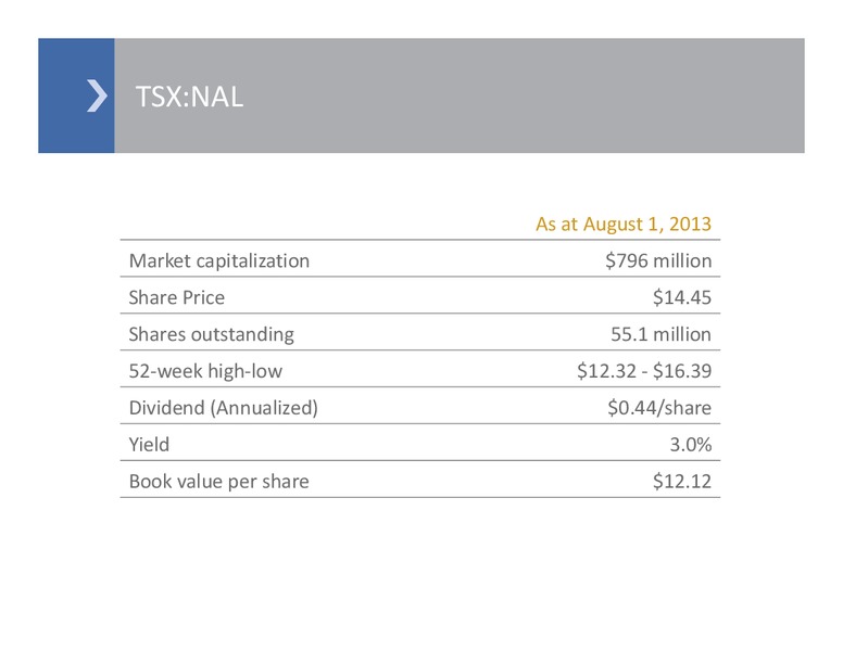 AUGUST 2013 INVESTOR PRESENTATION – Newalta Corp. – slide 22