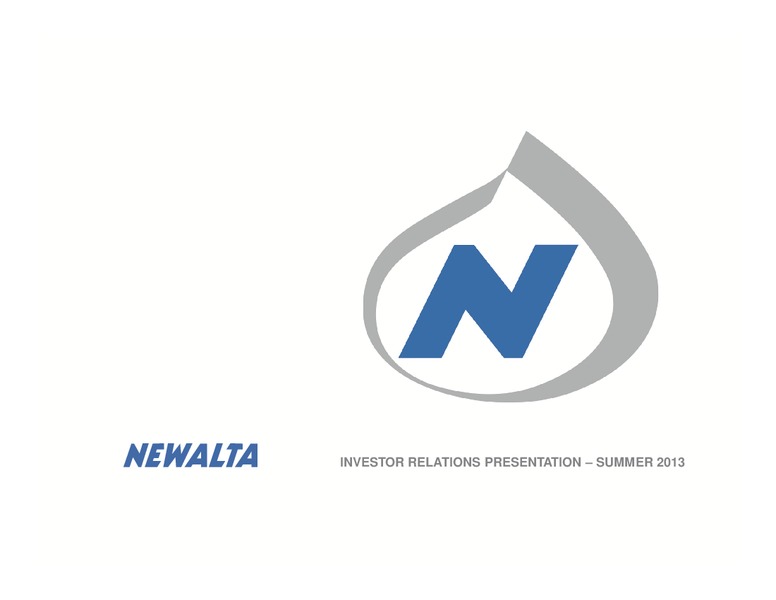 AUGUST 2013 INVESTOR PRESENTATION – Newalta Corp. – slide 28