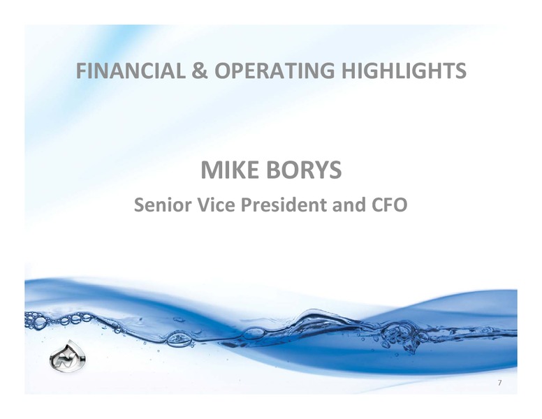 OCTOBER 2010 CORPORATE PRESENTATIONS – Newalta Corp. – slide 7