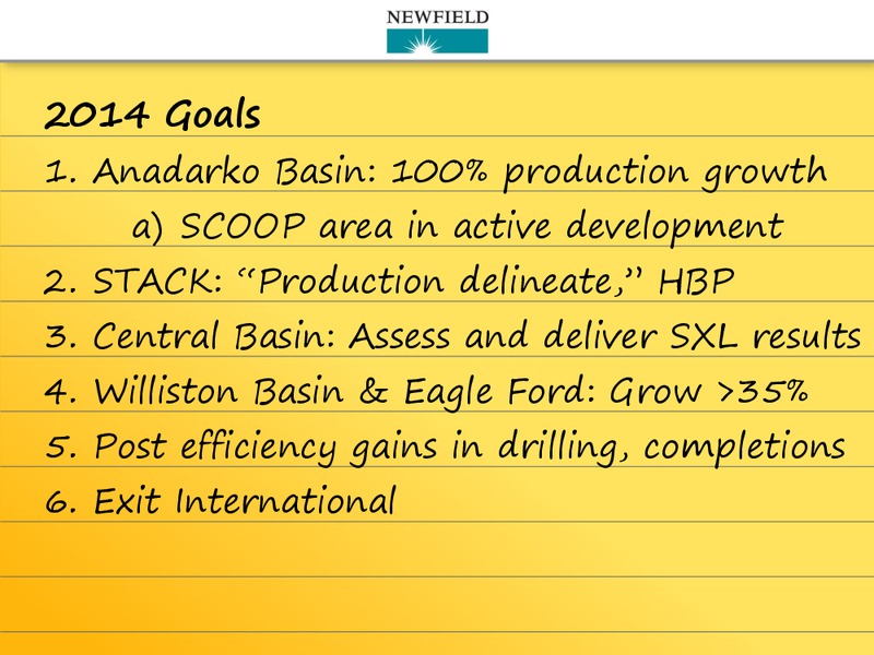 BARCLAYS 2014 CEO ENERGY POWER CONFERENCE – Newfield Exploration Co. – slide 10