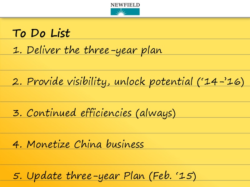 BARCLAYS 2014 CEO ENERGY POWER CONFERENCE – Newfield Exploration Co. – slide 22
