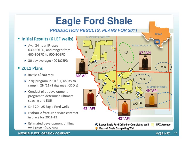 CREDIT SUISSE ENERGY SUMMIT – Newfield Exploration Co. – slide 10