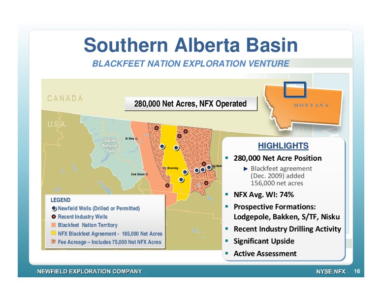 CREDIT SUISSE ENERGY SUMMIT – Newfield Exploration Co. – slide 16