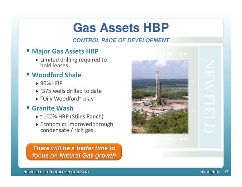 CREDIT SUISSE ENERGY SUMMIT – Newfield Exploration Co. – slide 17