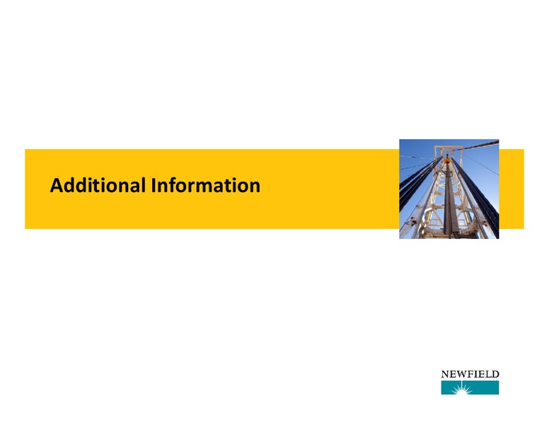 HOWARD WEIL ENERGY CONFERENCE – Newfield Exploration Co. – slide 17