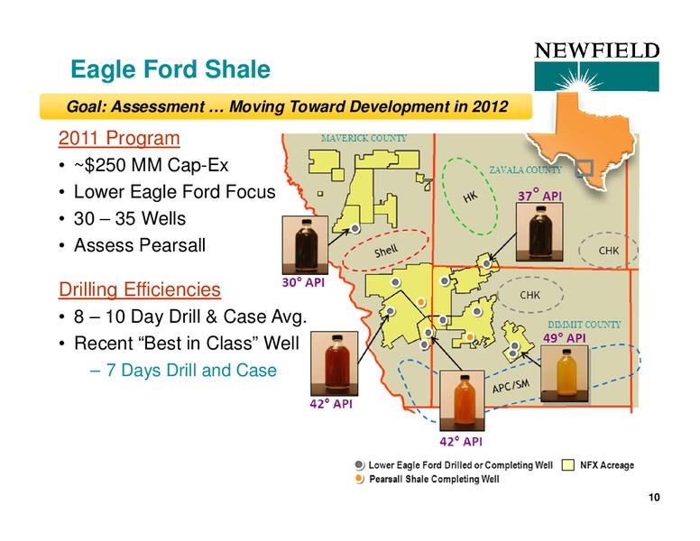 UBS GLOBAL OIL AND GAS CONFERENCE – Newfield Exploration Co. – slide 10