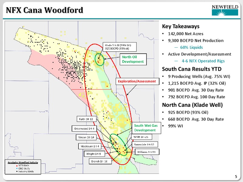 BAML ENERGY CONFERENCE – Newfield Exploration Co. – slide 5