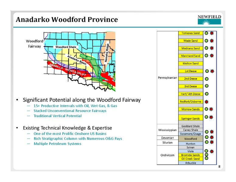 CAPITAL ONE SOUTHCOAST ENERGY CONFERENCE – Newfield Exploration Co. – slide 8