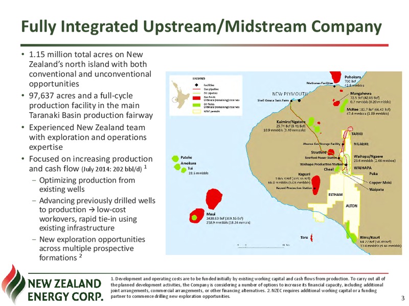CORPORATE PRESENTATION – New Zealand Energy Corporation – slide 2