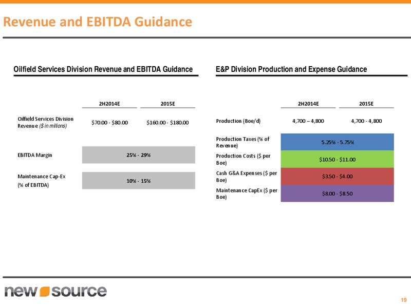 AUGUST 2014 INVESTOR PRESENTATION – New Source Energy Partners L.P. – slide 18