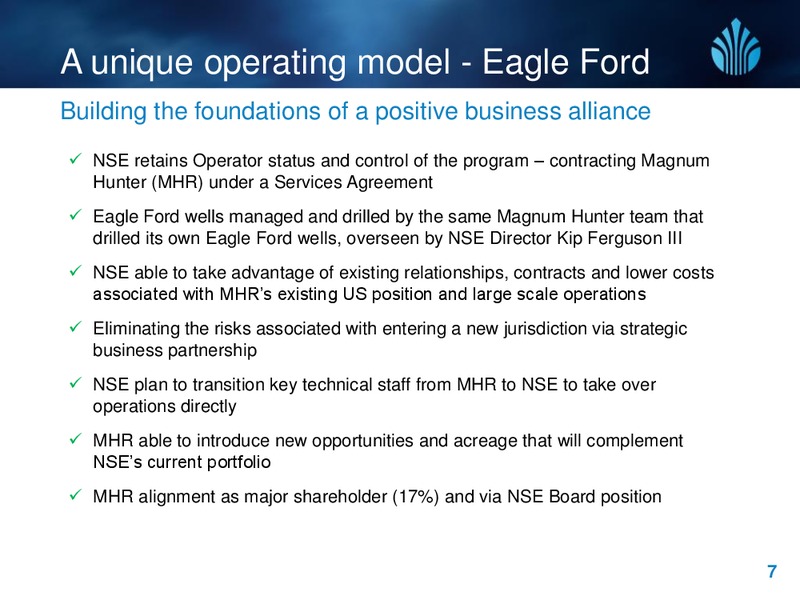 Investor Update – New Standard Energy – slide 7