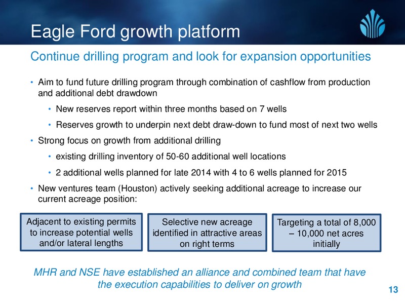 Investor Update – New Standard Energy – slide 13