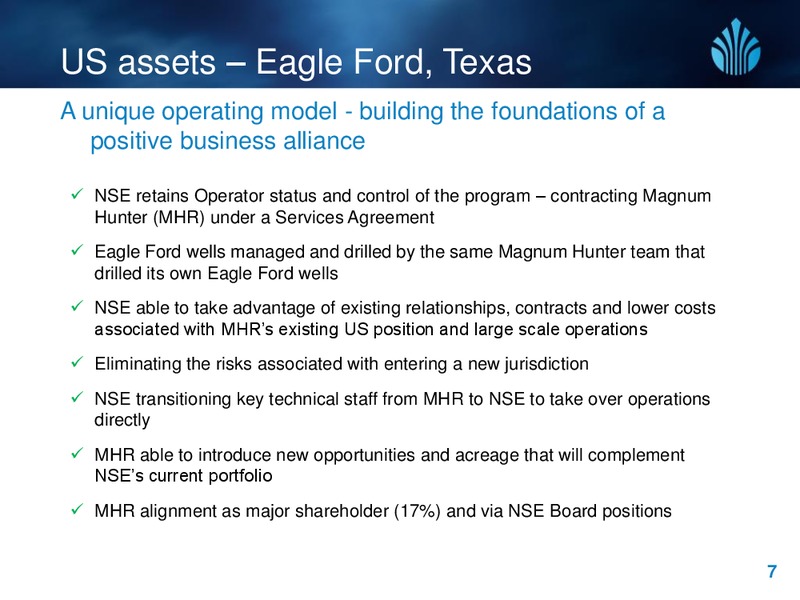 Investor Update – New Standard Energy – slide 7