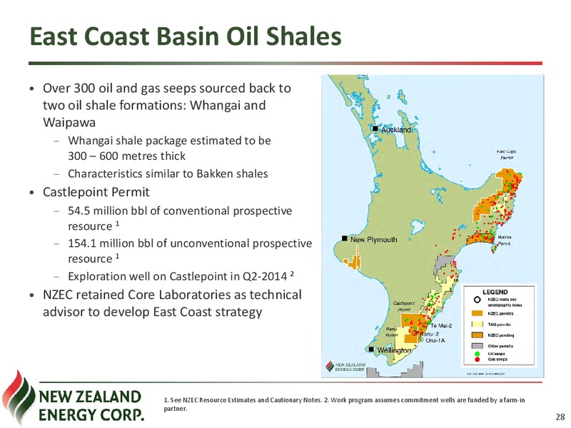 Corporate Presentation – New Zealand Energy Corporation – slide 27