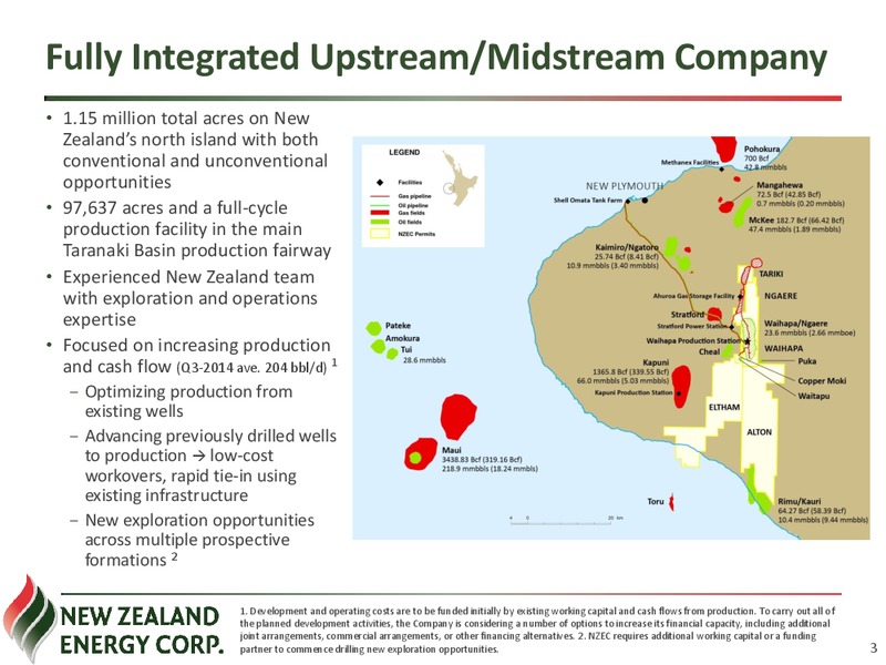 Corporate Presentation – New Zealand Energy Corporation – slide 2
