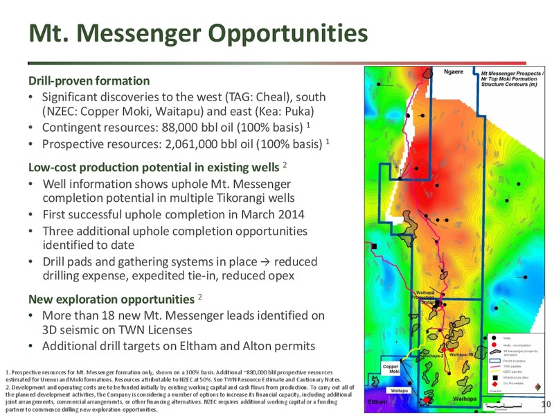 Corporate Presentation – New Zealand Energy Corporation – slide 9