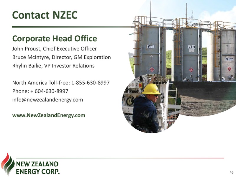 Corporate Presentation – New Zealand Energy Corporation – slide 45
