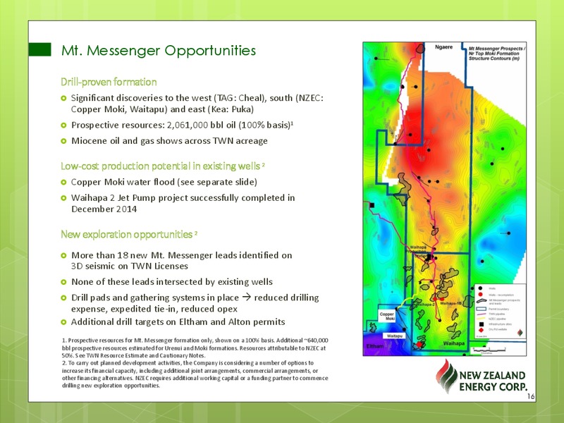 Corporate Presentation – New Zealand Energy Corporation – slide 15