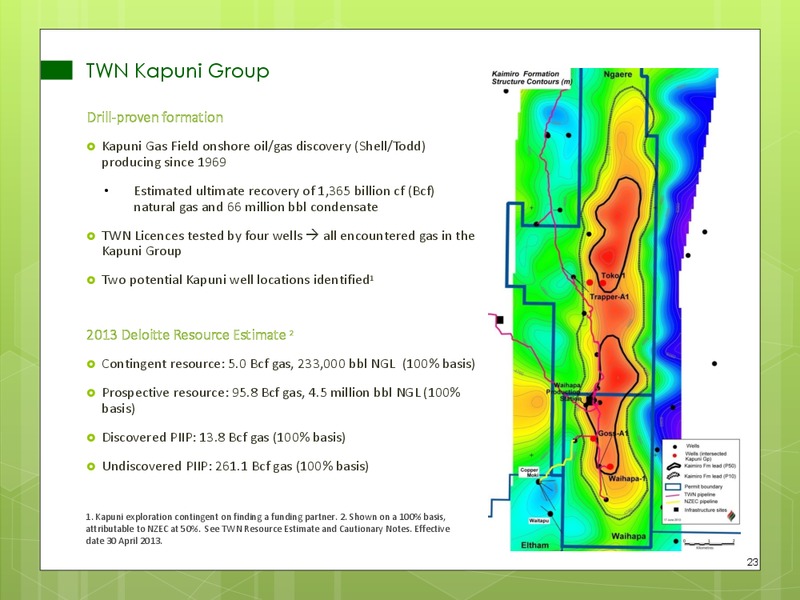 Corporate Presentation – New Zealand Energy Corporation – slide 22