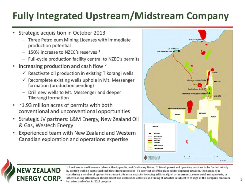 Investor Presentation – New Zealand Energy Corporation – slide 2