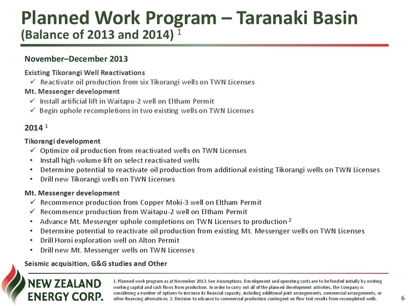 Investor Presentation – New Zealand Energy Corporation – slide 5