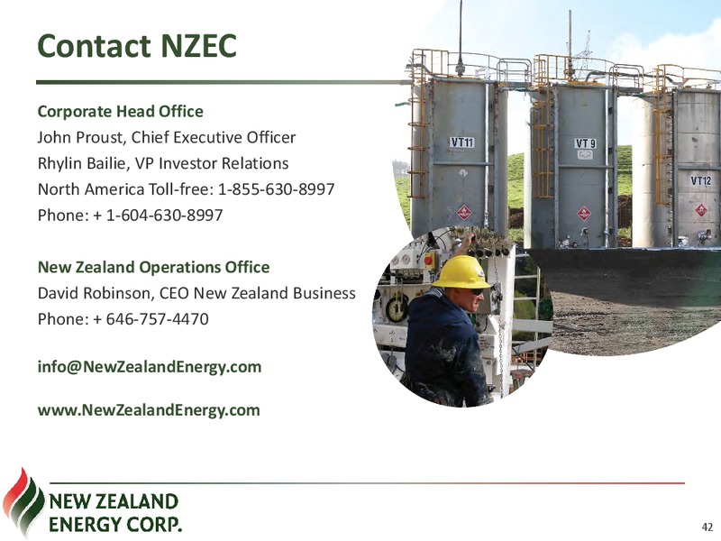 Corporation Presentation – New Zealand Energy Corporation – slide 41