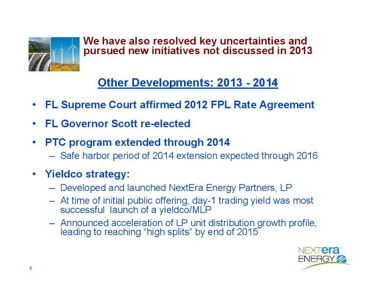 Investor Conference – Nextera Energy Inc. – slide 7