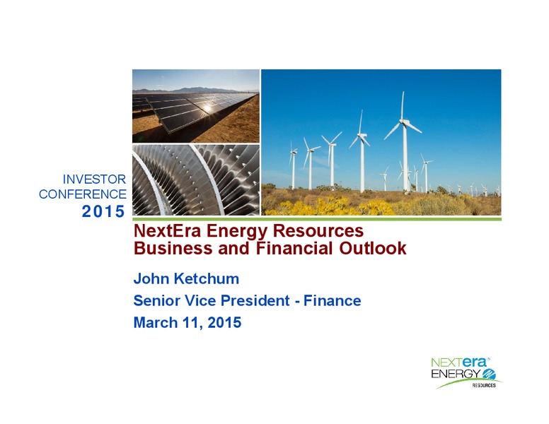 Investor Conference – Nextera Energy Inc. – slide 100