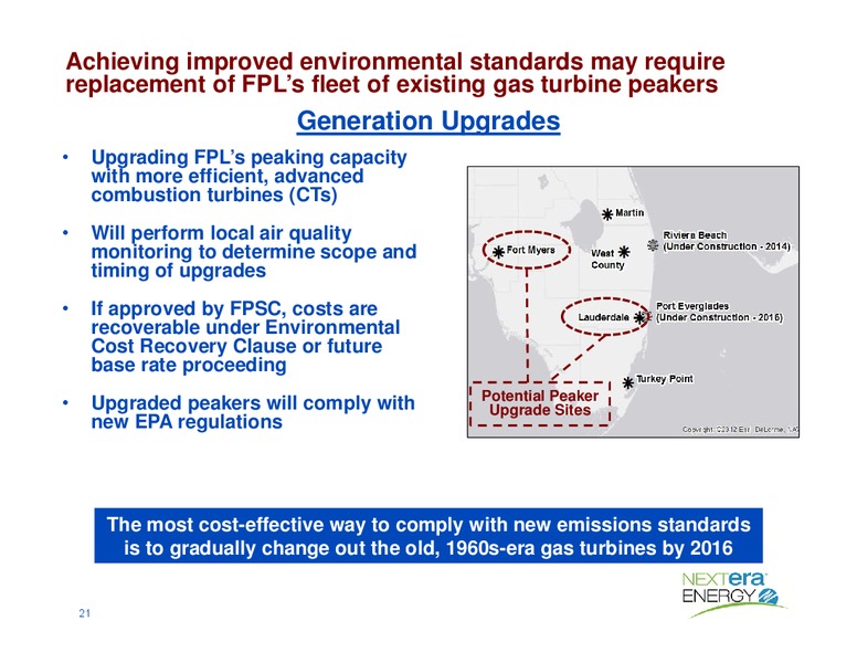 Investor Presentation – Nextera Energy Inc. – slide 20