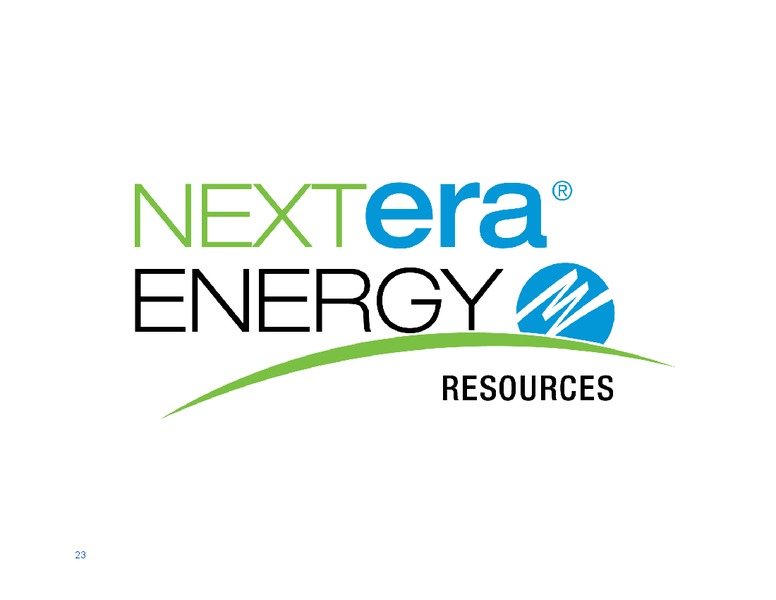 Investor Presentation – Nextera Energy Inc. – slide 22