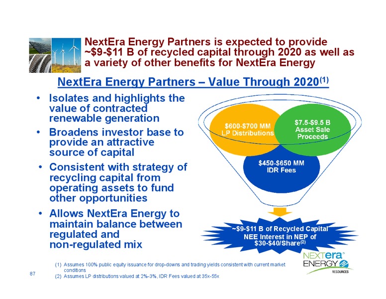 INVESTOR CONFERENCE – Nextera Energy Inc. – slide 86