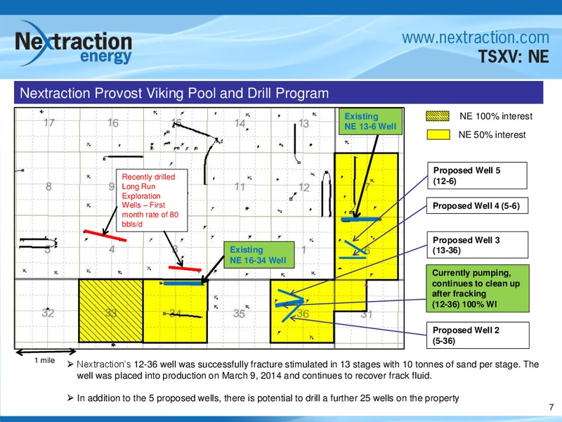 Corporate Presentation – Nextraction Energy Corp. – slide 6