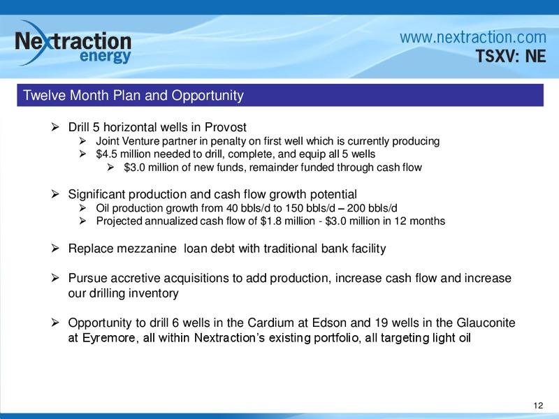 Corporate Presentation – Nextraction Energy Corp. – slide 11