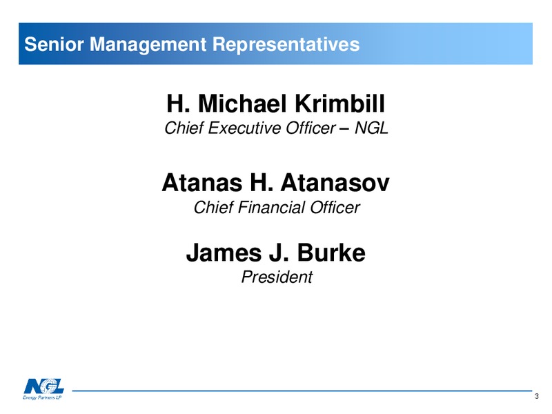Citi MLP Conference – NGL Energy Partners Lp – slide 2