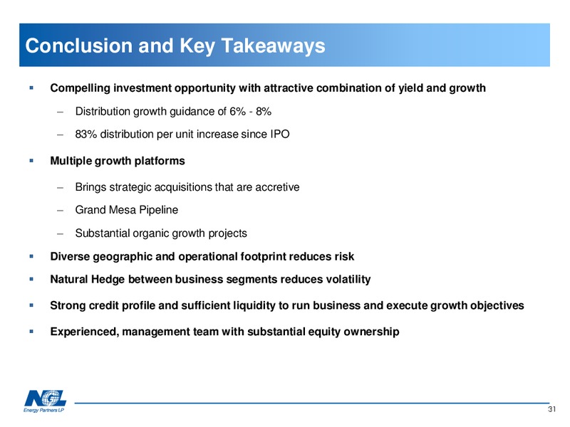 SALIENT MLP & ENERGY CONFERENCE – NGL Energy Partners Lp – slide 30