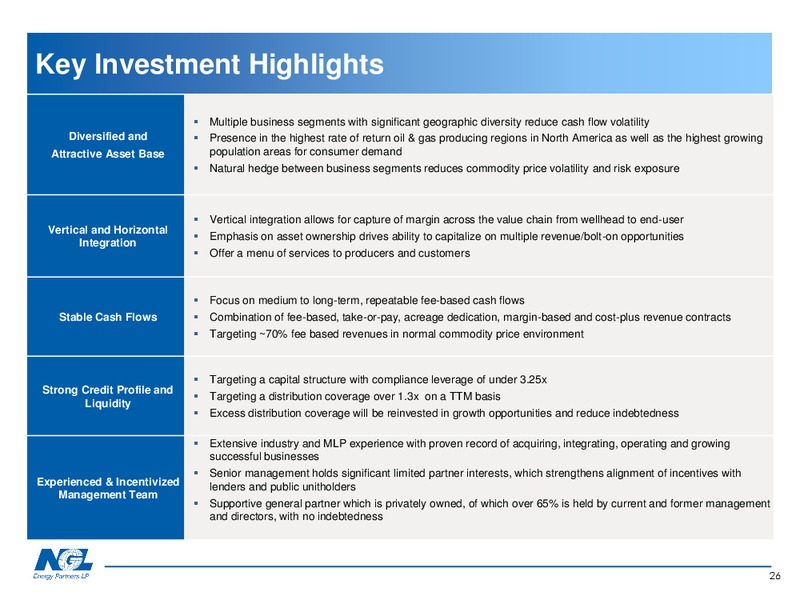 February 2018 Investor Presentation – NGL Energy Partners Lp – slide 25
