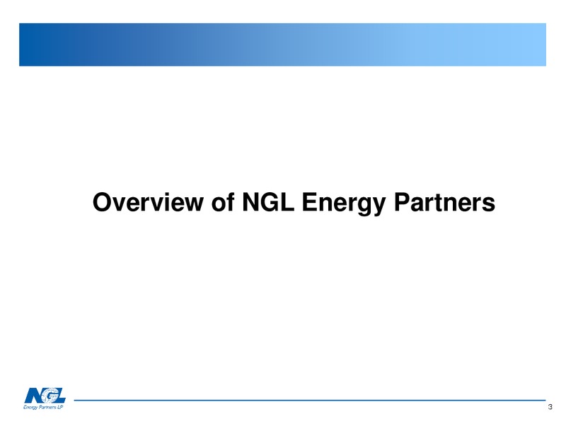 Citi MLP Conference – NGL Energy Partners Lp – slide 2