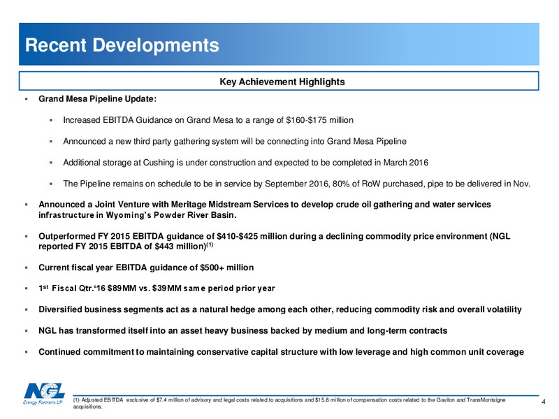 Citi MLP Conference – NGL Energy Partners Lp – slide 3