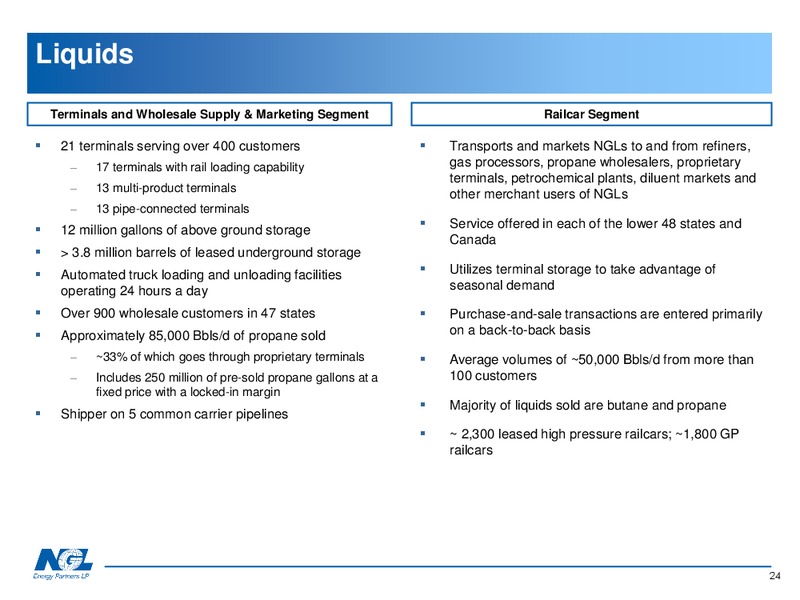 Citi MLP Conference – NGL Energy Partners Lp – slide 23