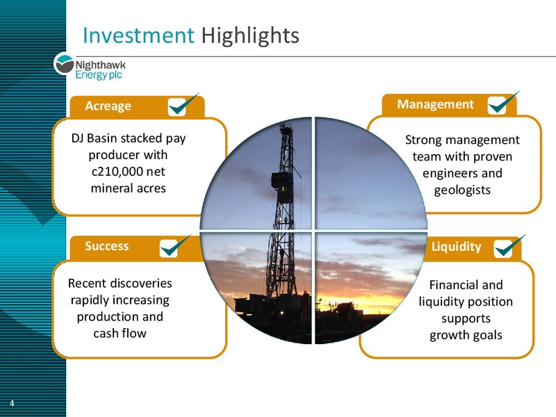 ENERCOM CONFERENCE – Nighthawk Energy Plc – slide 3