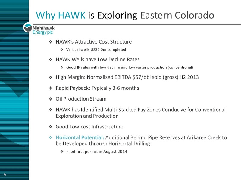 ENERCOM CONFERENCE – Nighthawk Energy Plc – slide 5