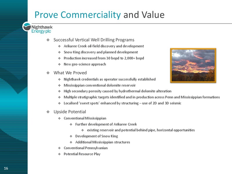 ENERCOM CONFERENCE – Nighthawk Energy Plc – slide 15