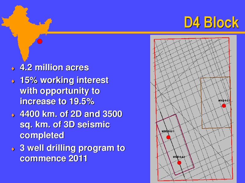 2011 CAPP OGIS – Niko Resources Ltd. – slide 9