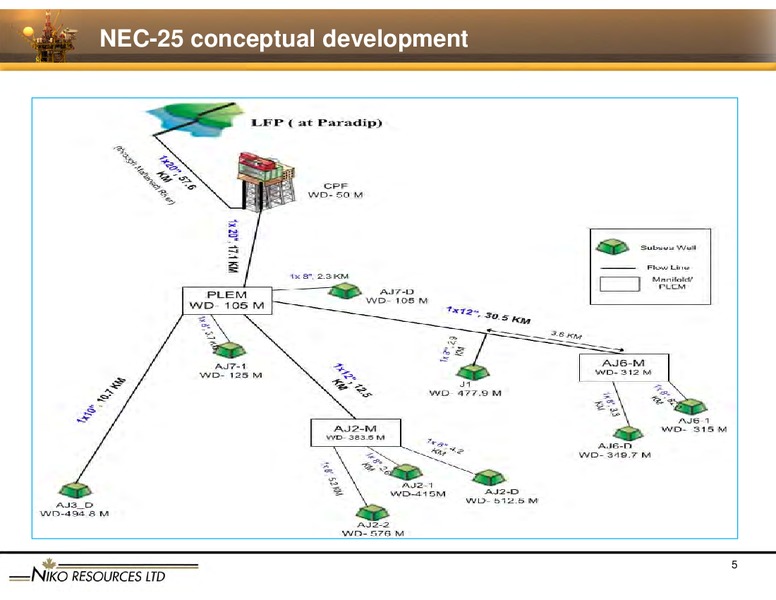 SEPTEMBER 2012 GLOBAL ENERGY CONFERENCE – Niko Resources Ltd. – slide 5