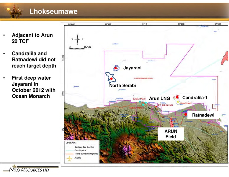 SEPTEMBER 2012 GLOBAL ENERGY CONFERENCE – Niko Resources Ltd. – slide 15