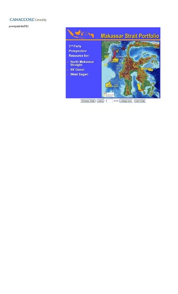 CANACCORD GENUITY'S GLOBAL ENERGY CONFERENCE – Niko Resources Ltd. – slide 8