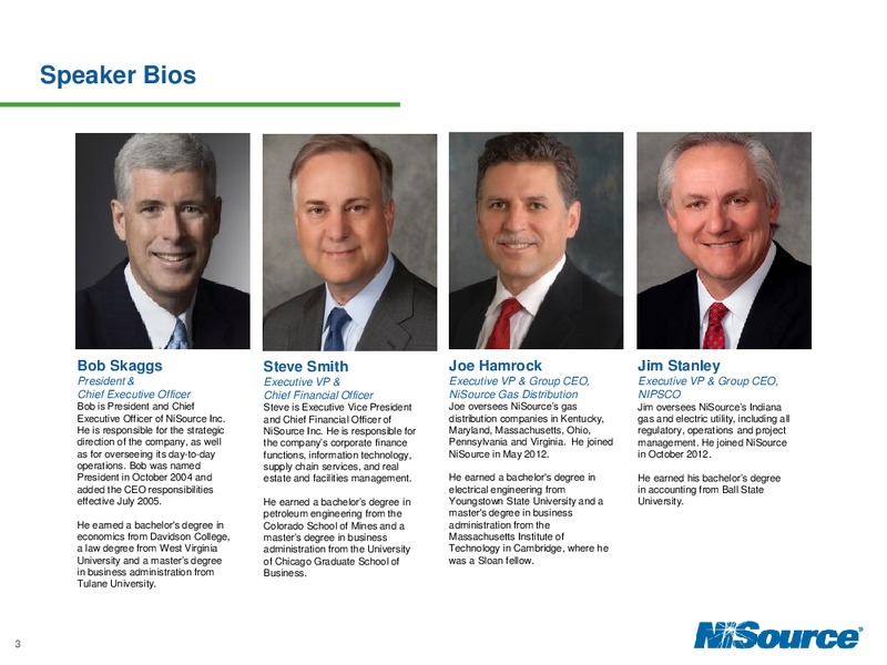Investor Day 2014 – Nisource Inc. – slide 2