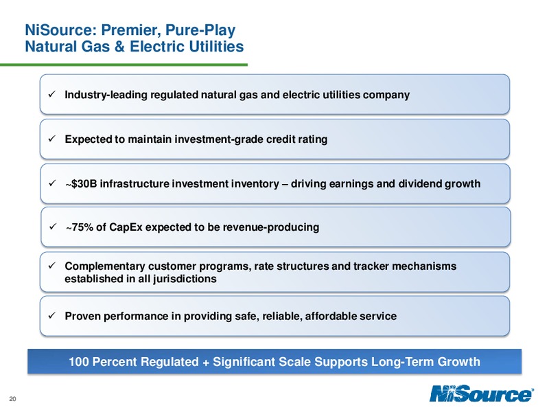 Investor Day 2014 – Nisource Inc. – slide 19