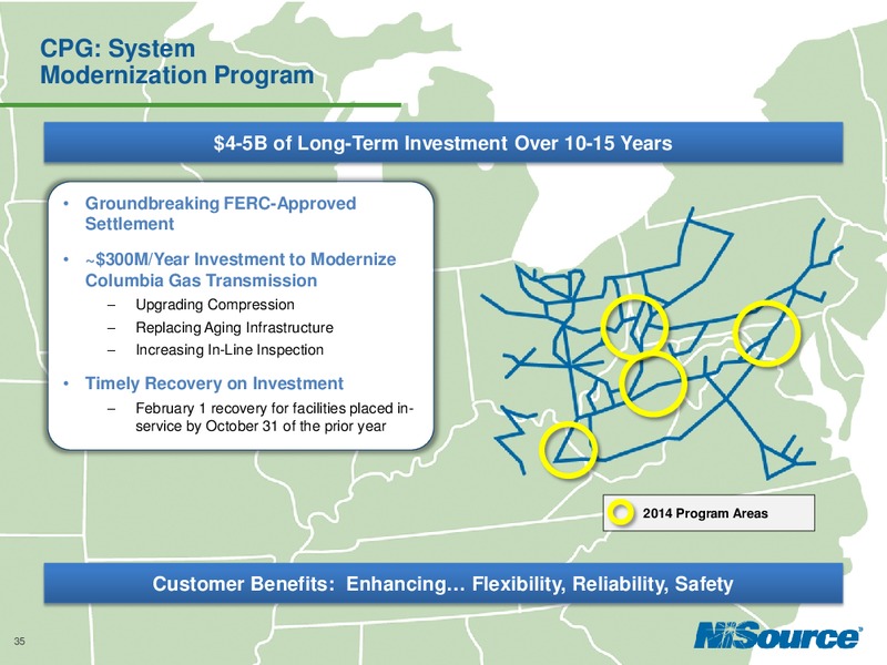 Investor Day 2014 – Nisource Inc. – slide 34