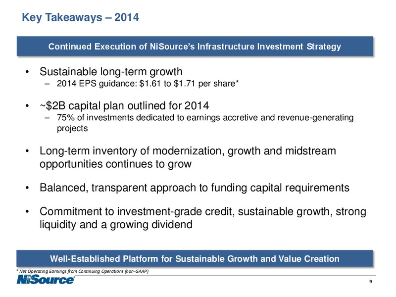 Supplemental Slides – Nisource Inc. – slide 8